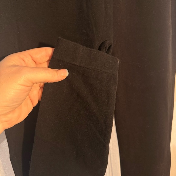 Lark + Grey Maternity Leggings Small Medium Black S/M Stretch Comfy Casual Pants - Picture 4 of 4